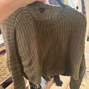 Boutique sweater Olive Green Knit Sweater